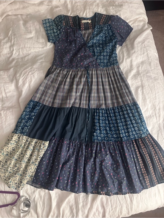 Christy Dawn Dresses & Skirts - Christy Dawn Navy Patchwork Dawn Dress